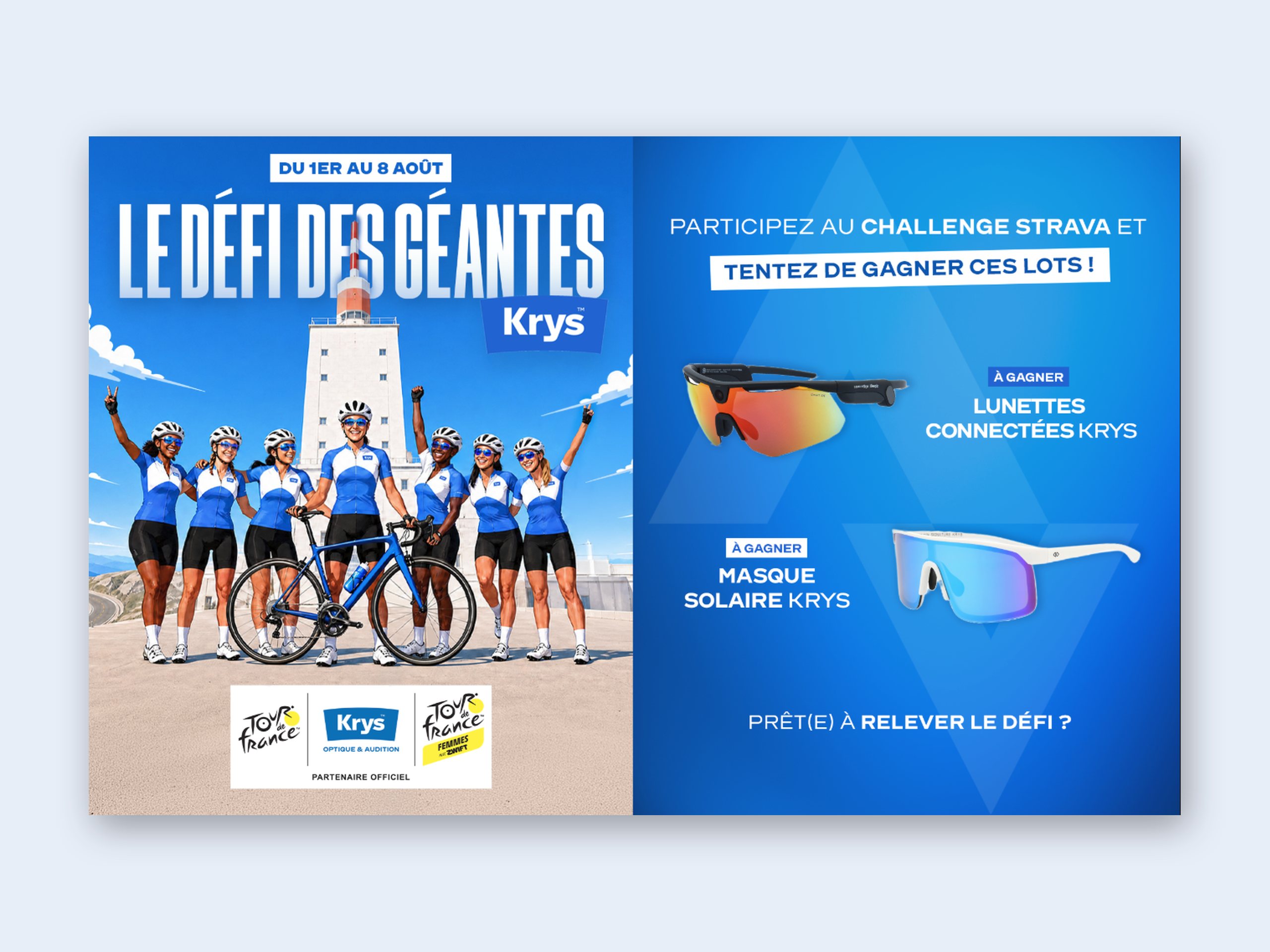 Challenge Strava Le Défi des Géantes Krys