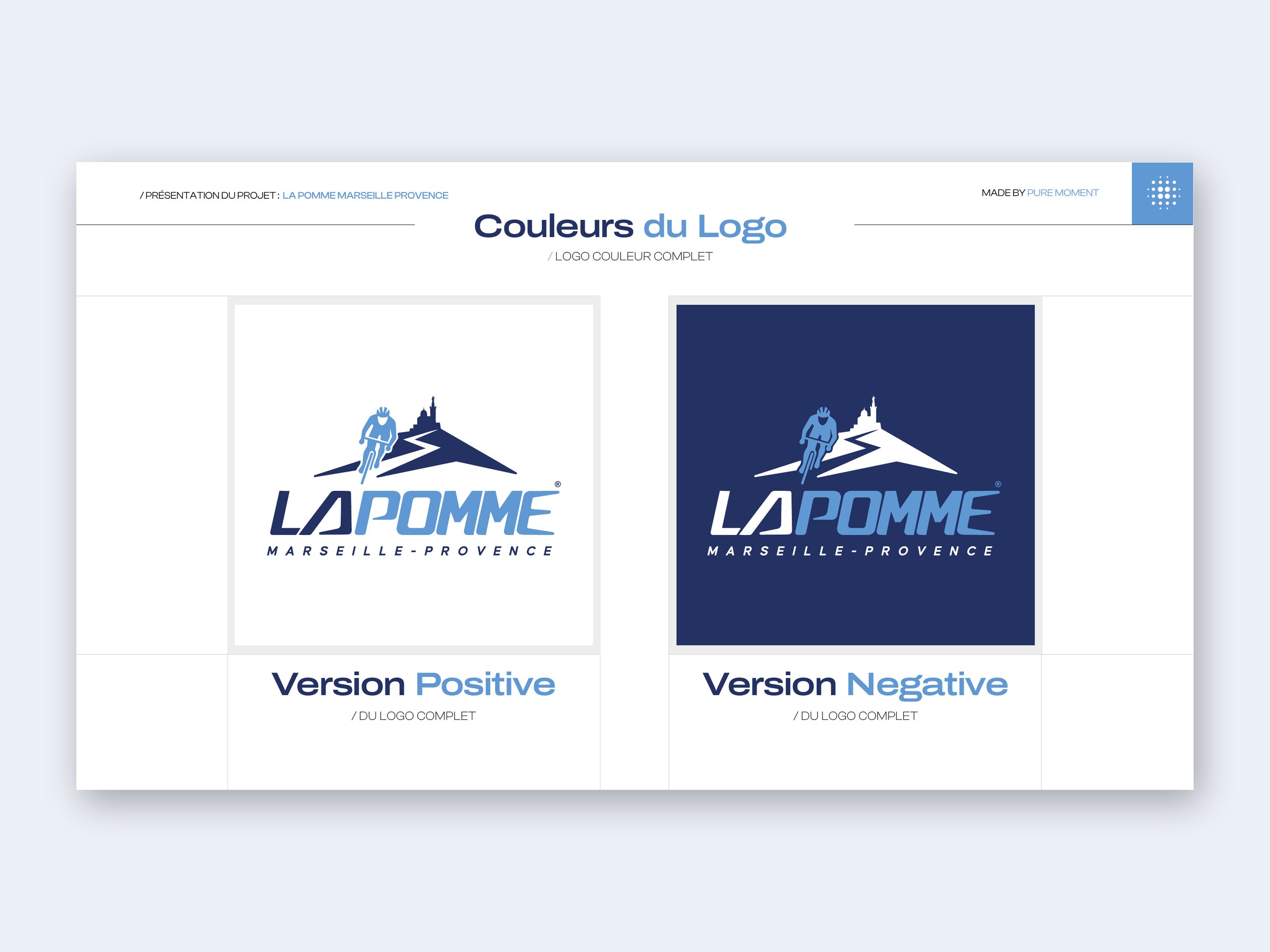 Charte graphique VC La Pomme – couleurs du logo
